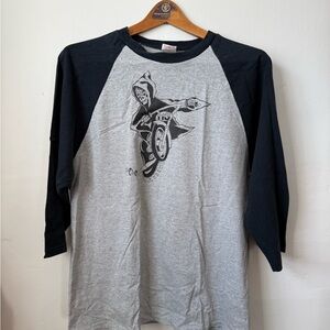 Vintage Graphic Raglan Sleeve tattoo shop Shirt